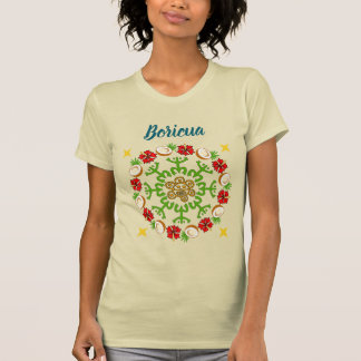 Boricua Coconut Flamboyan Wreath T-shirt