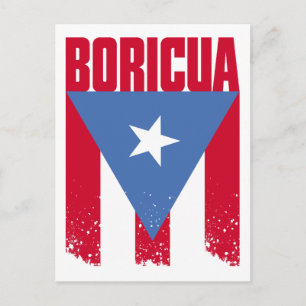 Boricua Flag Briefkaart