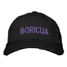Boricua Geborduurde Pet