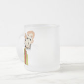 Boring Ape Monkey NFT Art - Aangepaste koffie Mok (Voorkant links)