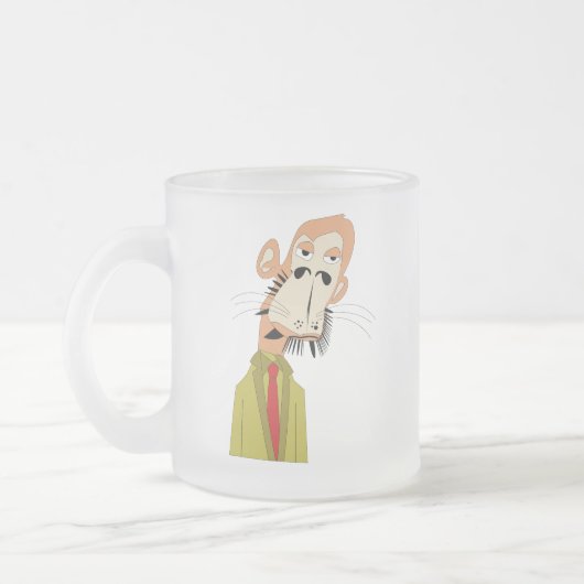 Boring Ape Monkey NFT Art - Aangepaste koffie Mok (Links)
