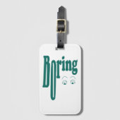 Boring Bagagelabel (Voorkant (verticaal))