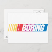Boring Briefkaart (Voorkant / Achterkant)