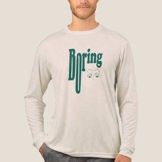 Boring Tri-Blend Shirt (Voorkant volledig)