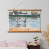 boringen van Winslow Homer (1873) Hangend Wandkleed (Slaapkamer)