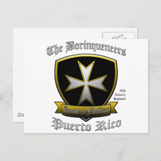 Borinquenten Briefkaart (Voorkant / Achterkant)