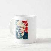Boris Johnson Brexit Poster - -  Koffiemok (Voorkant links)