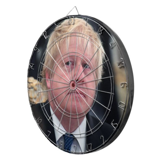 Boris Johnson Dartbord (Voorkant Rechts)