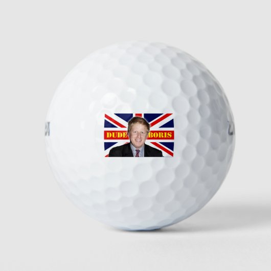 Boris Johnson DUDE Golfballen (Voorkant)