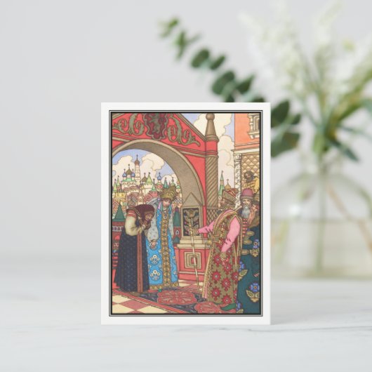 Boris Zvorykin - Vassilissa de Fair Briefkaart (Staand voorkant)