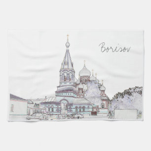 Borisov Baryzaag Wit-Russische kerkarchitectuur Theedoek