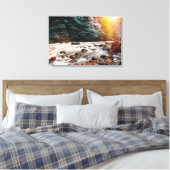 Borjomi creek canvas afdruk (Insitu (Slaapkamer))