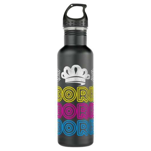 Bork Bork Funny Swedish Chef Waterfles (Voorkant)