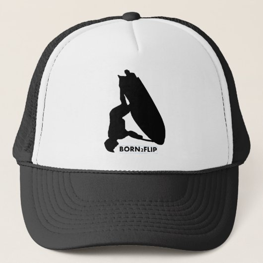 Born2Flip Trucker Hat Trucker Pet (Voorkant)