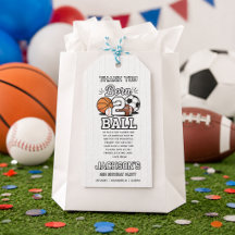 Born 2 Ball Sport Thema Jongen 2de Verjaardagsfees