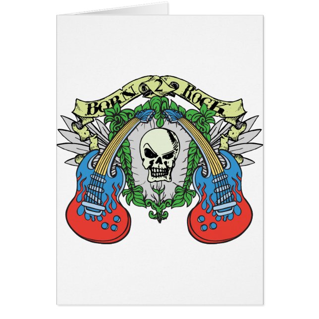 Born 2 Rock Skull (Voorkant)
