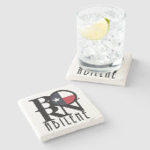 BORN Abilene Texas Stenen Onderzetter (Zijkant)