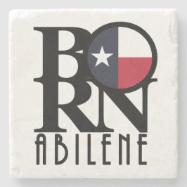 BORN Abilene Texas Stenen Onderzetter