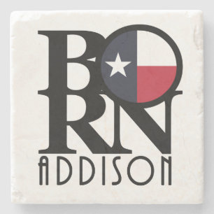 BORN Addison Texas Stenen Onderzetter
