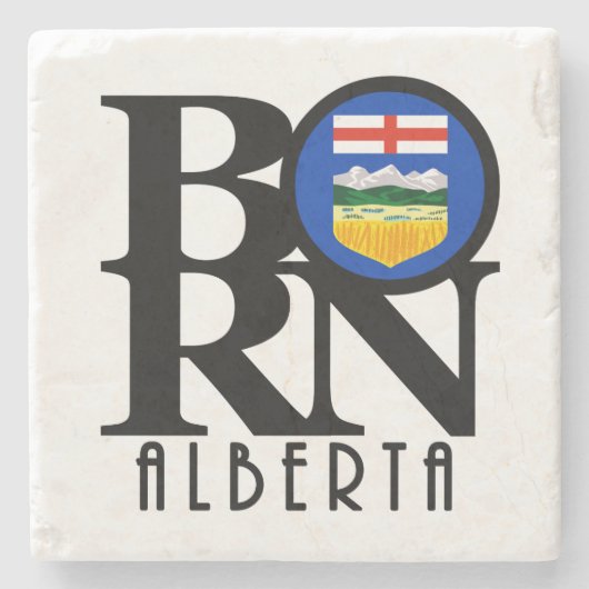 BORN Alberta Stenen Onderzetter (Voorkant)