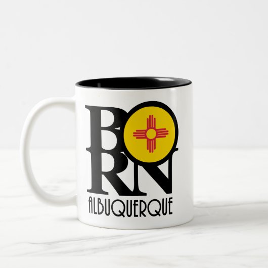 BORN Albuquerque 11oz Tweekleurige Koffiemok (Links)