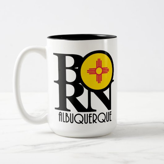BORN Albuquerque 15oz Tweekleurige Koffiemok (Links)