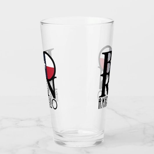 BORN Amarillo Texas Glas (Links)