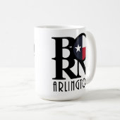 BORN Arlington Texas 15oz Koffiemok (Voorkant rechts)