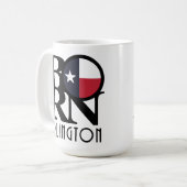 BORN Arlington Texas 15oz Koffiemok (Voorkant links)