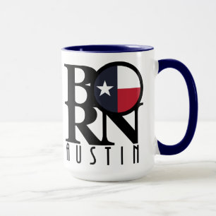 BORN Austin Texas 15oz Mok