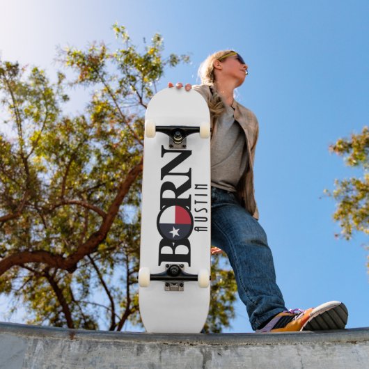 BORN Austin, Texas Skateboard (Buiten 1)