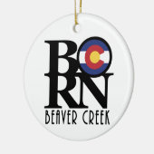 BORN Beaver Creek Keramisch Ornament (Links)