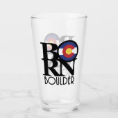 BORN Boulder Colorado Glas (Voorkant)