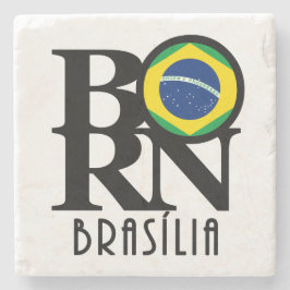 BORN Brasília Stenen Onderzetter