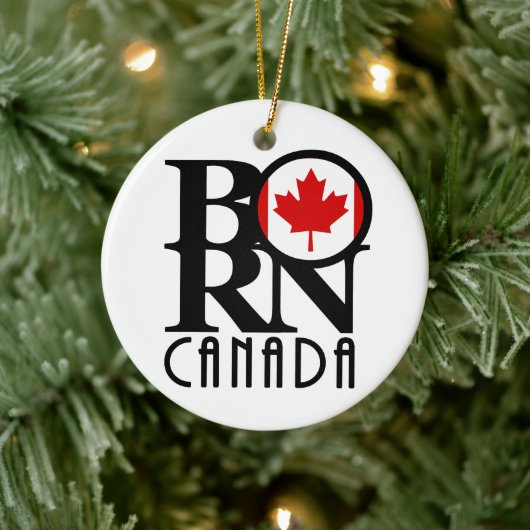 BORN Canada Keramisch Ornament (Boom)