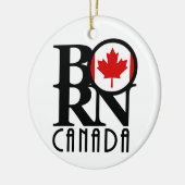 BORN Canada Keramisch Ornament (Links)