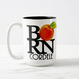 BORN Cordele Georgia 15oz Tweekleurige Koffiemok