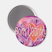 Born Country Magneet (Voorkant / Achterkant)