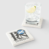 BORN Edinburgh Scotland Stenen Onderzetter (Zijkant)