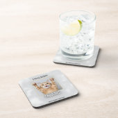 Born Fabulous Coaster | Funny Cat Gift for Her Bier Onderzetter (Rechterzijde)