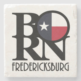 BORN Fredericksburg Texas Stenen Onderzetter