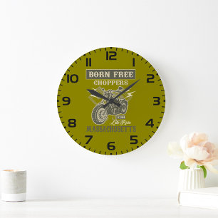 Born Free Choppers Massachusetts Grote Klok