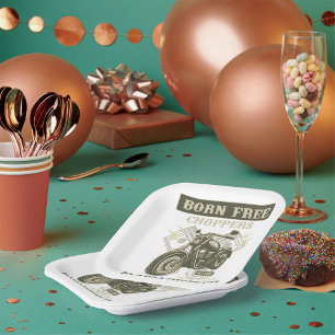 Born Free Choppers Massachusetts Papieren Bordje