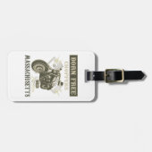 Born Free Choppers Motorcycle Massachusetts Bagagelabel (Voorkant horizontaal)