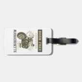 Born Free Choppers Motorcycle Massachusetts Bagagelabel (Achterkant horizontaal)