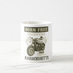 Born Free Choppers Motorcycle Massachusetts Koffiemok
