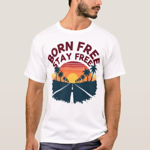Born Free Retro T-shirt
