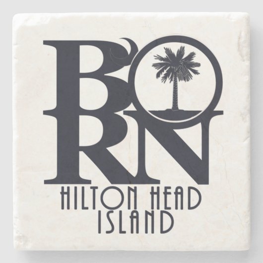 BORN Hilton Head Island Stone Onderzetter (Voorkant)