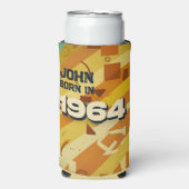 Born in 1964 - Geometric Design - Retro 60s - Name (Seltzer Voorkant)