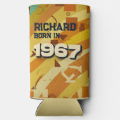 Born in 1967 - Geometric Design - Retro 60s - Name (Achterkant)